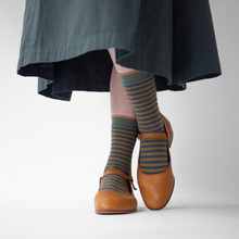 Indlæs billede til gallerivisning BONNE MAISON Chaussette Rayure Denim