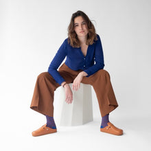 Indlæs billede til gallerivisning BONNE MAISON Chaussette Rayure Ardoise