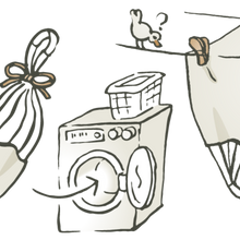 Indlæs billede til gallerivisning Din hængekøje kan vaskes ved 30 grader på skåneprogram uden problemer. Husk at binde ophængssnorene sammen før vask, så de ikke bliver filtret sammen. Efter vask skal hængehøjen lufttørre, den må ikke komme i tørretumbleren.